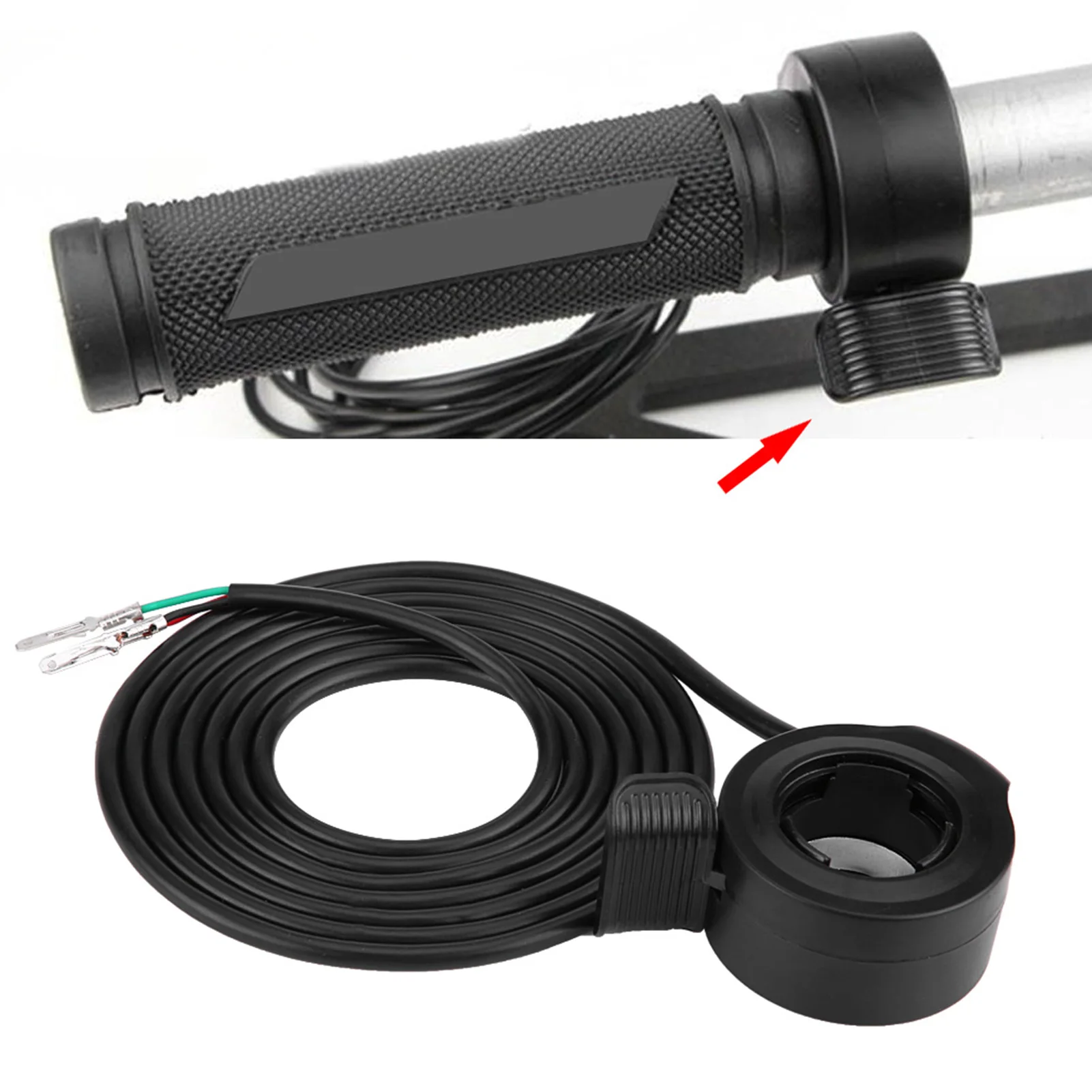 22mm 7/8inch  Thumb Throttle Speed Control Assembly for E bike Electric Bike Scooters Speed Control 22mm Thumb Throttle