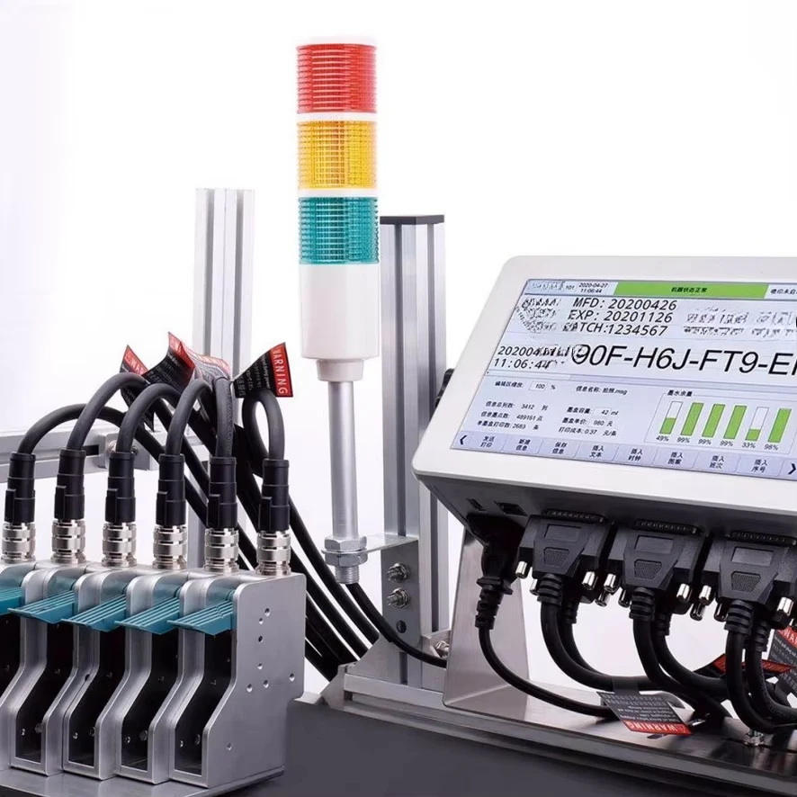 

Automatic Continuous TIJ Inkjet Printer 25.4mm Batch Coding Network Machine Online New Condition for Egg Date Number Logo Coding