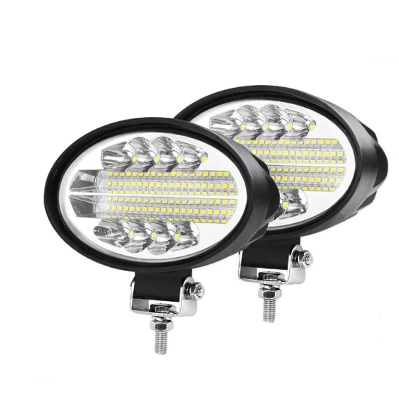 5" Inch Super Bright Harvester Oval LED Work Light Forklift Roof Working Lamp for Car Truck Offroad SUV 4x4 4wd Jeep