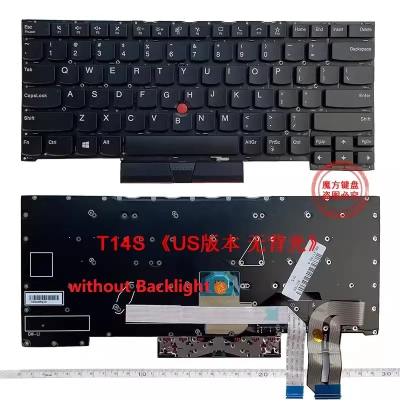 New US Keyboard for LENOVO Thinkpad T14s Gen1/T14s Gen1 2020 Laptop Backlight Keyboard