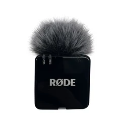Dead Cat Outdoor Furry  Pop Filter Microphone Windscreen Wind Muff For Rode Wireless Go III Artifcial Mic Windshield Cover
