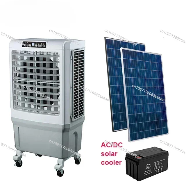 Aire acondicionado solar de CA CC, 220V/12V, climatizadores de aire evaporativos, aire acondicionado portátil, enfriador