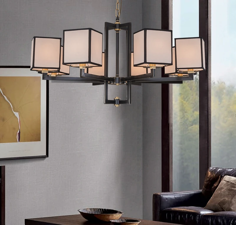 Chandelier living room dining room designer vintage style villa modern minimalist bedroom lamps