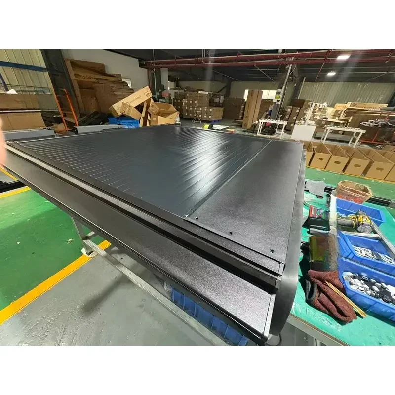 Auto Parts Waterproof Steel Manual‑Dual‑Use Roll‑Up Pickup Bed Cover Exterior Modification Accessories