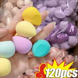 120pcs Mini Makeup Sponge Powder Puff Beauty Sponge for Makeup Concealer Liquid Foundation Face Cosmetic Puff Make Up Sponge
