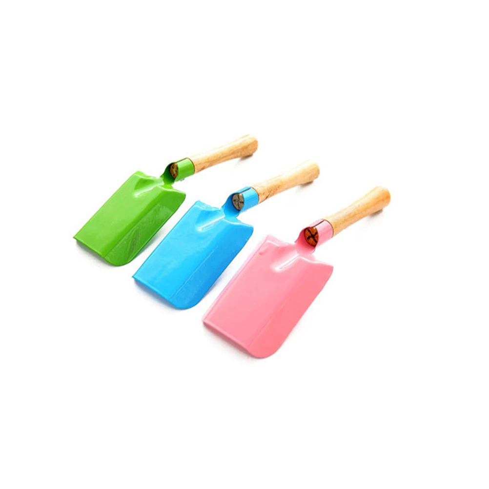 

2 Pcs Durable Wooden Hand Shovel Small Size Tool for Transplant Dig Turn Soil Pot Garden Scoop Gardening Household
