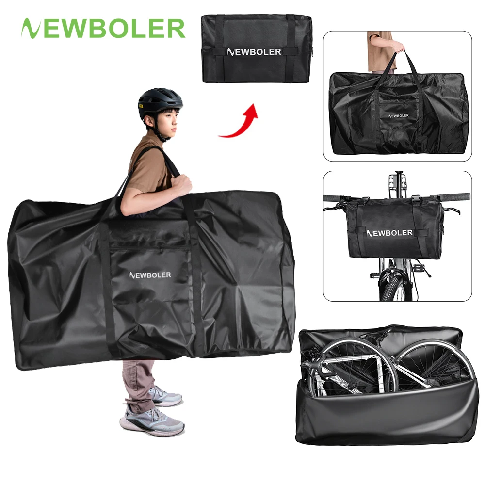 

NEWBOLER Rainproof Lightweight Folding Bicycle Storage Bag Portable Bicycle Bag Bike Carry Bag Bicycle Accessories