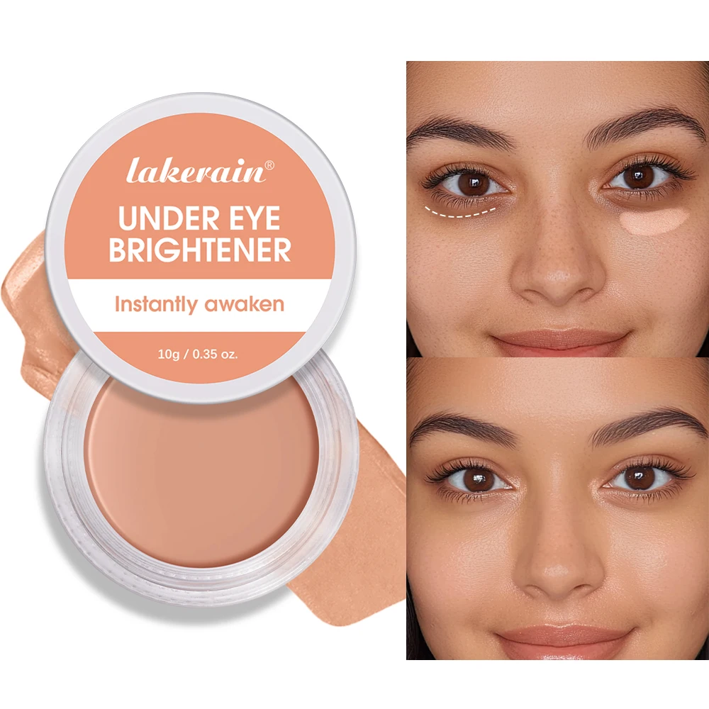 Corrector abrillantador debajo de los ojos, cubierta anti ojeras, textura ligera nutritiva, Color corrige y ilumina el maquillaje de ojos corrector