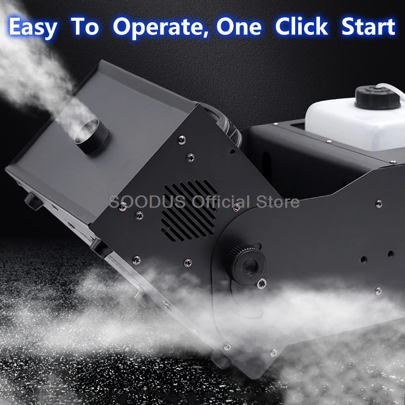 3000W Multi-Angle Adjustable Fog Machine Metal Nozzle Instant Smoke Output Fog Machine for Stage Wedding 50S Continuous Spray 