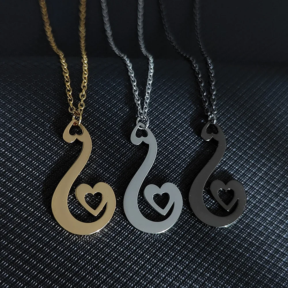 

geometric Snake Pendant Necklace for Women men Stainless Steel Gold Color Necklaces 2024 Trend Jewelry Choker Collares Mujer
