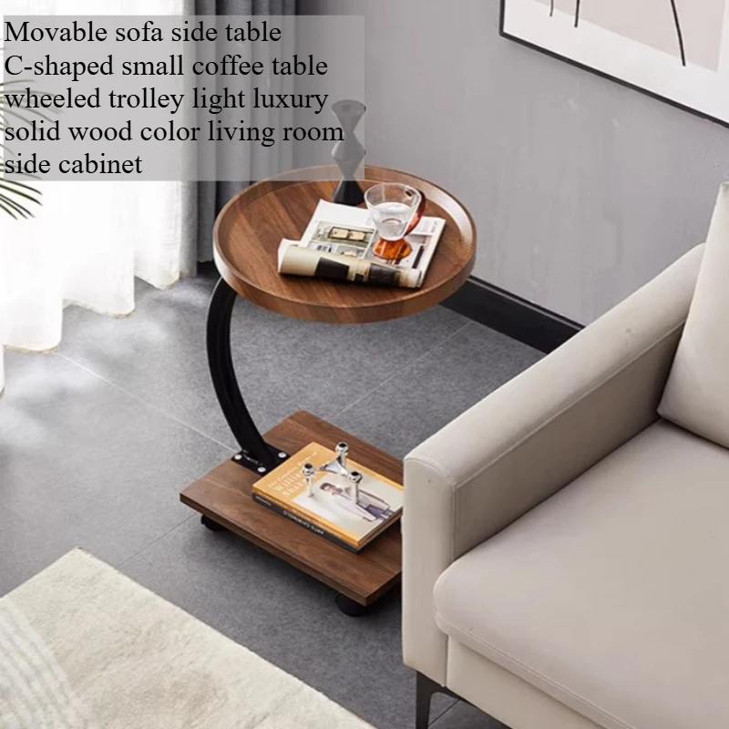 White Nordic Side Table Cute Mini Moden Storage End Table Double-layer Clearance Tavolino Da Divano Living Room Furniture