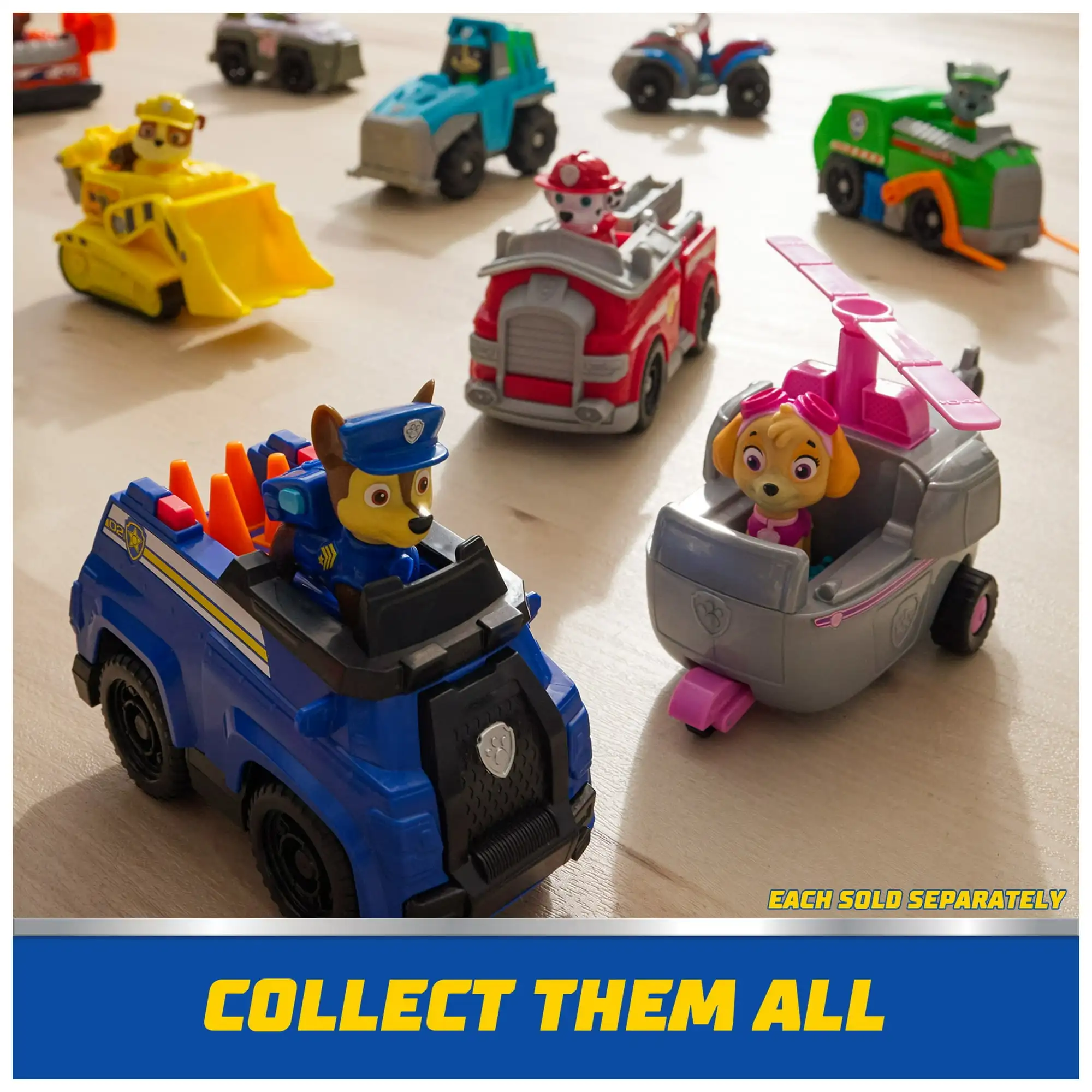 

Paw Patrol Rescue Vehicle Series Children's Toys Birthday Gifts Chase Skye Marshall Zuma Rocky Action Figure Animal Dog Car