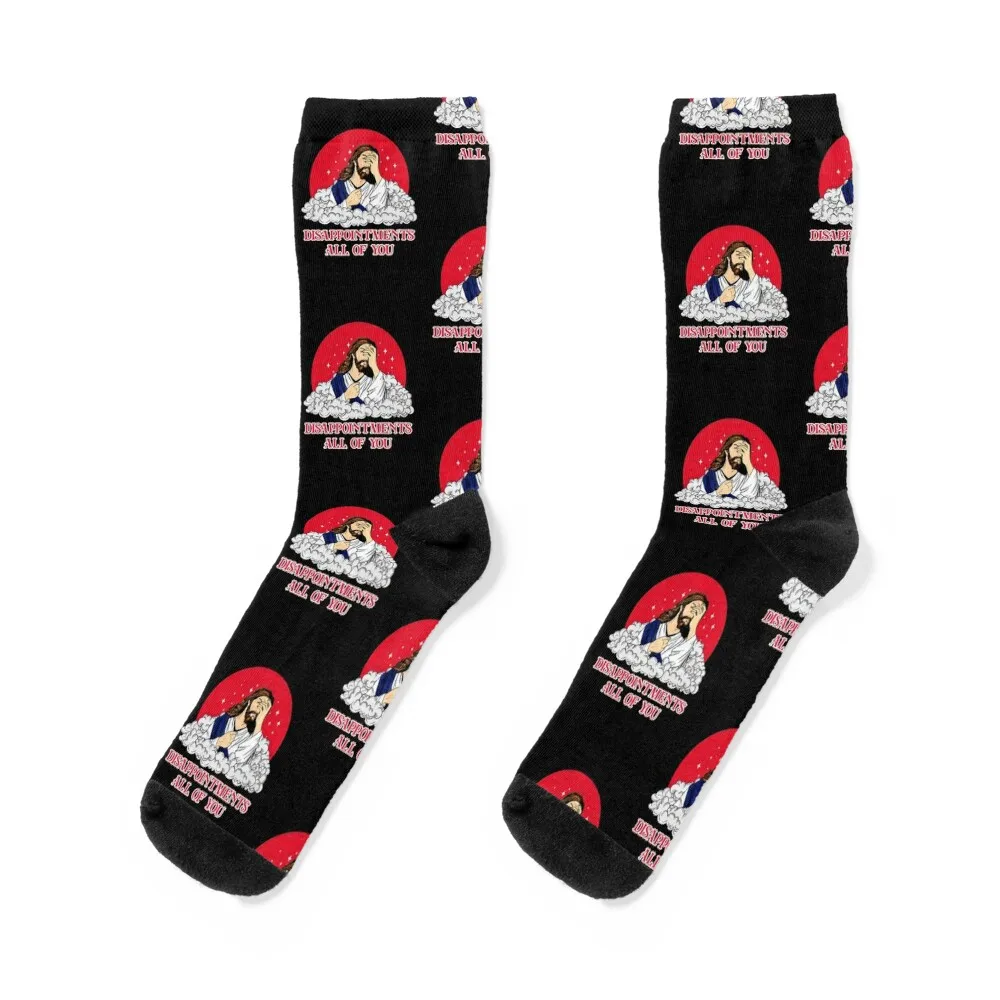 

disappointments all of you Jesus Humor Socks moving stockings Men's happy snow Socks For Women Men's