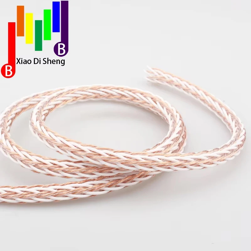 Измеритель HIFI 8TC 7N OCC акустический кабель из чистой меди Hi-End аудио провод динамика кабель громкоговорителя CD DVD AV