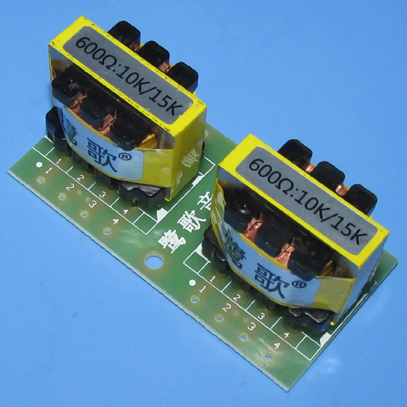 Permalloy 600: 10K/15K audio signal booster transformer balanced and unbalanced conversion with shield