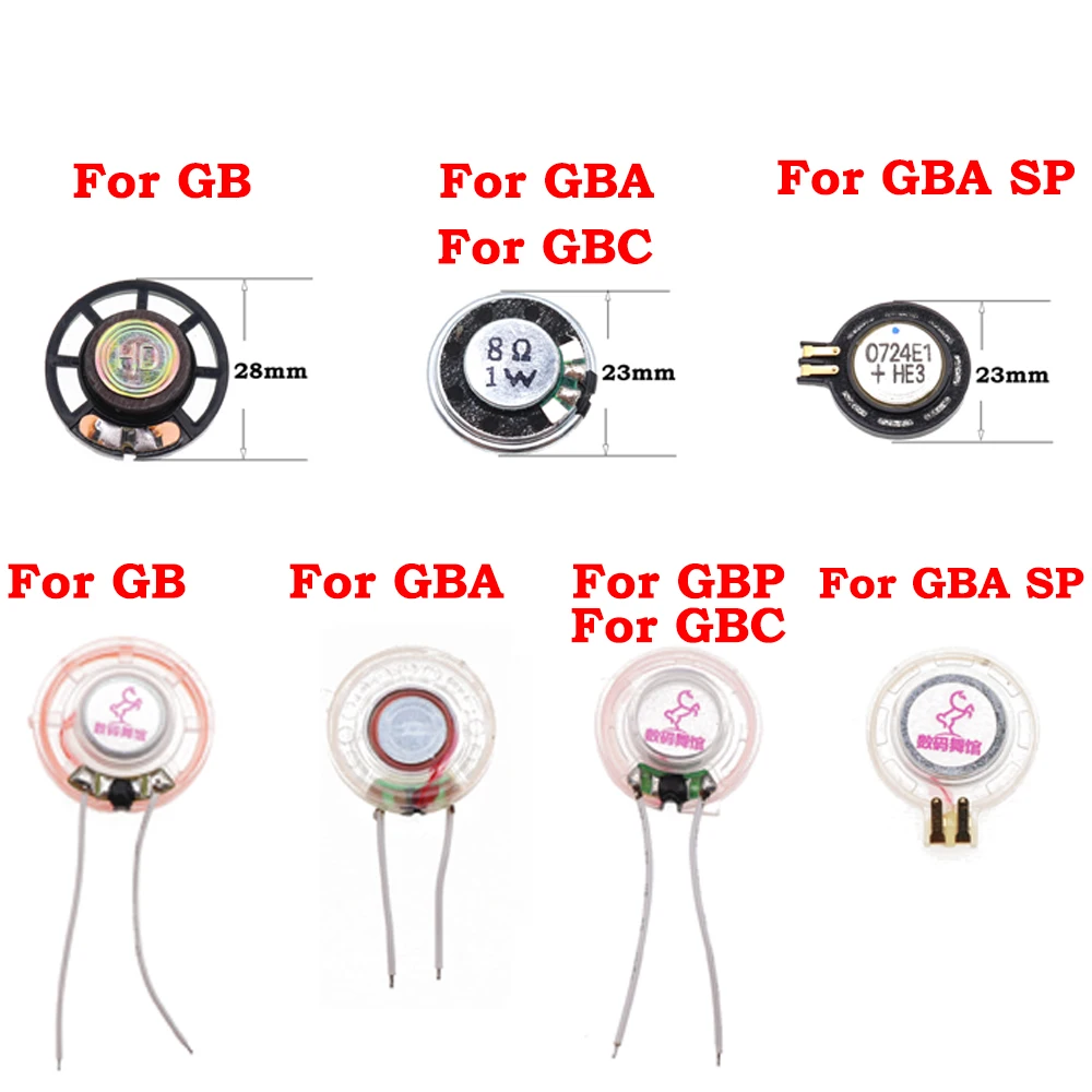 

5 шт. для GB/GBC/GBA/GBP/GBASP/NDSL/NDSi XL Замена динамика для Gameboy Color Advance громкоговоритель игровой аксессуар