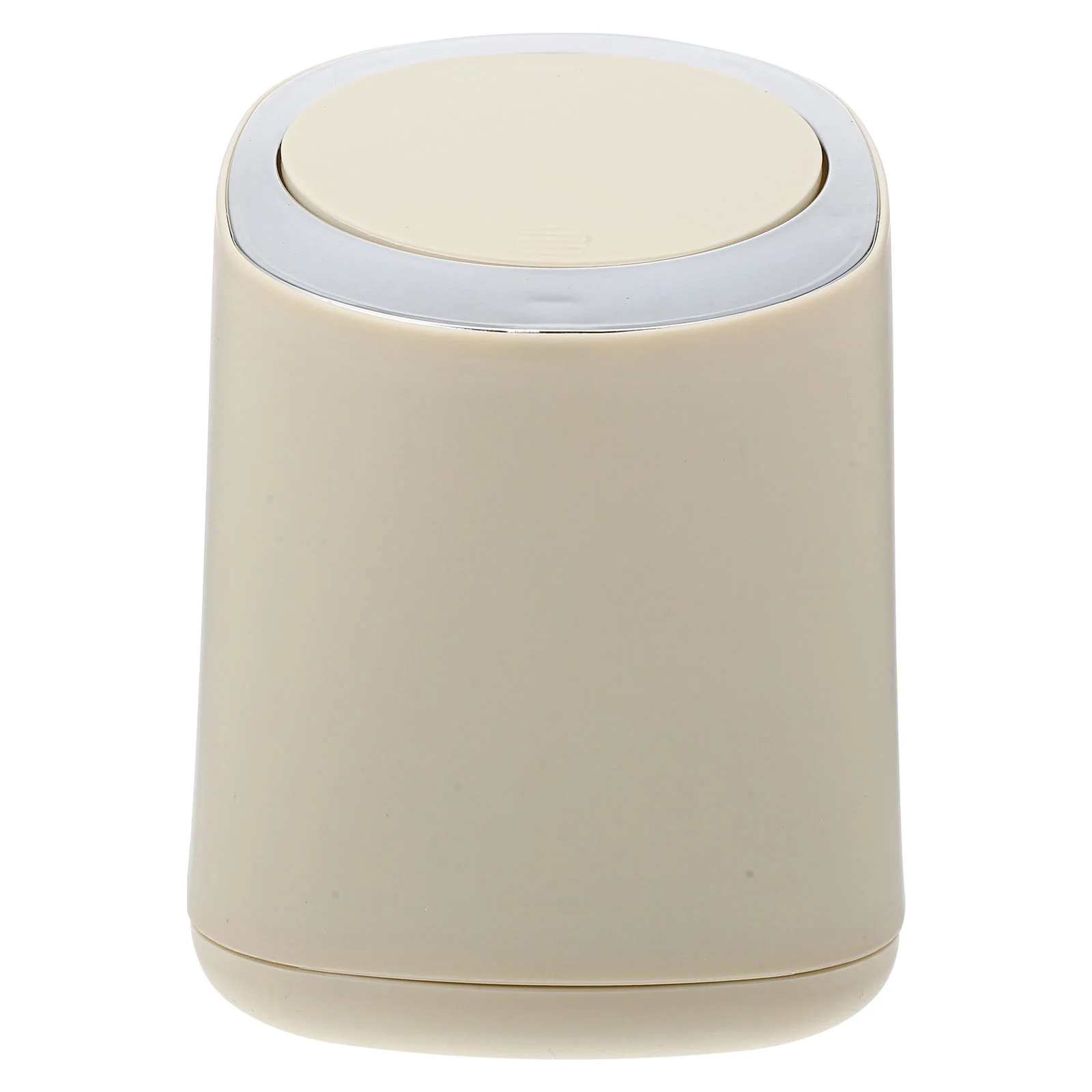 

1 set 1 Set Of Press Lid Trash Can 5L Mini Tabletop Trash Bin For Desktop Bathroom Office Bedroom Apartment Dorm Plastic Waste