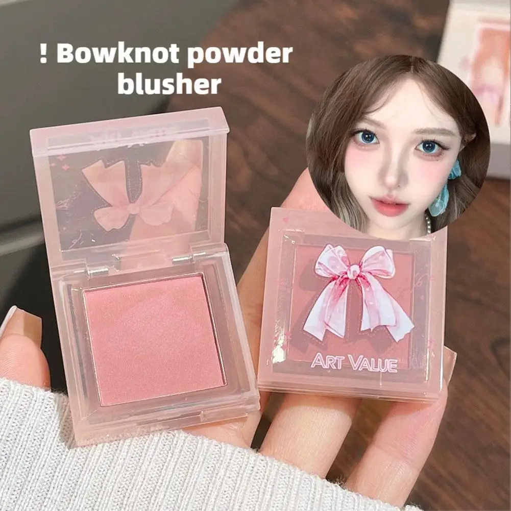 4pcs Set Matte Cheek Blush Tint 3-in-1 Moisturized Blusher Facial Contour Rouge Lip Stick Long Lasting Rouge Makeup