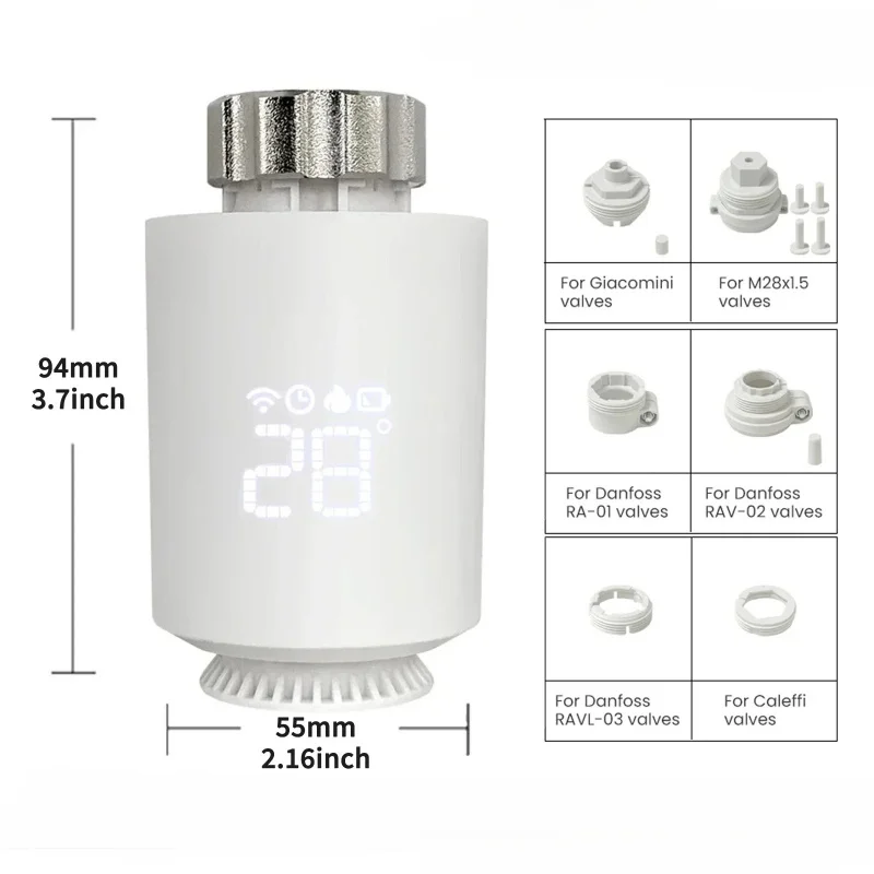 

Upgrade Zigbee SmartRadiator ValveIntelligent Temperature Controller APPRemote ControlHeating System
