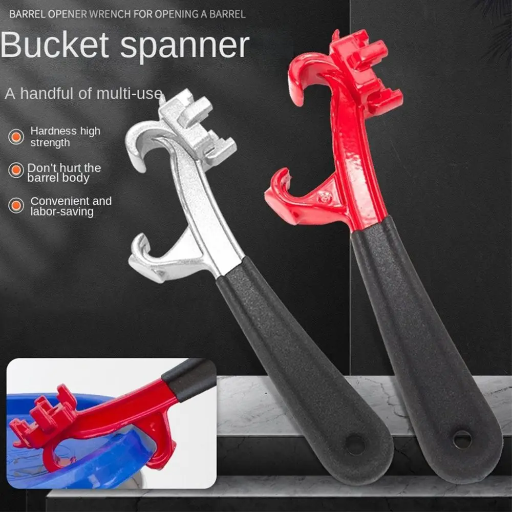 

Labor Saving Metal Bucket Opener Lid Lifter Industrial Grade Bucket Lid Wrench 5 Gallon Pail Large Opening Lid Can Opener