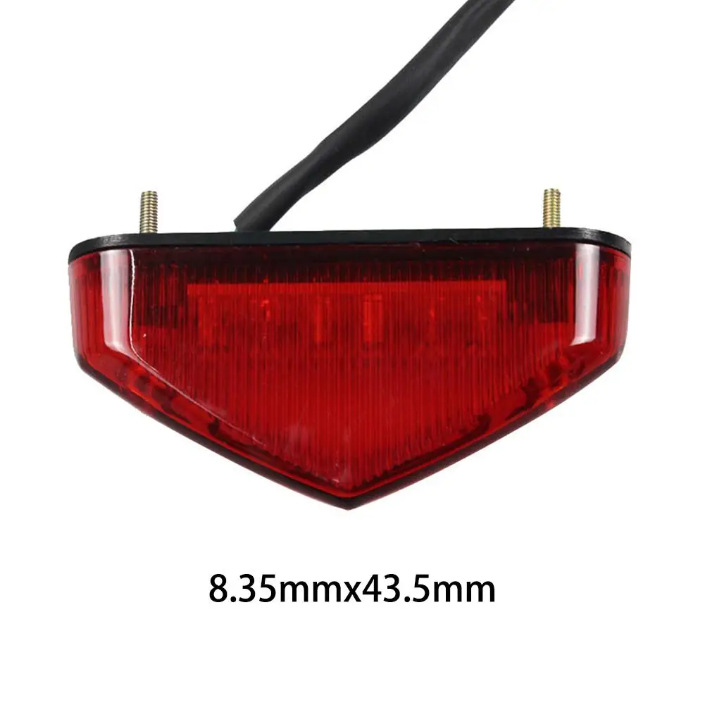 Universal 12V Motorcycle Tail Rear Light Tail Light Rear Brake Warning Led Lights Motor Brake Stop Lights Accessories