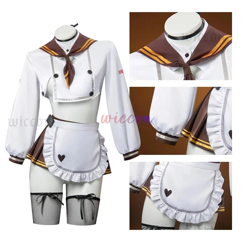 

COSda@Nikke The Goddess Of Victory Bride Cosplay Costume Game Nikke SSR Sexy Uniform Costumes Wig Halloween Carnival SuitCOSda@