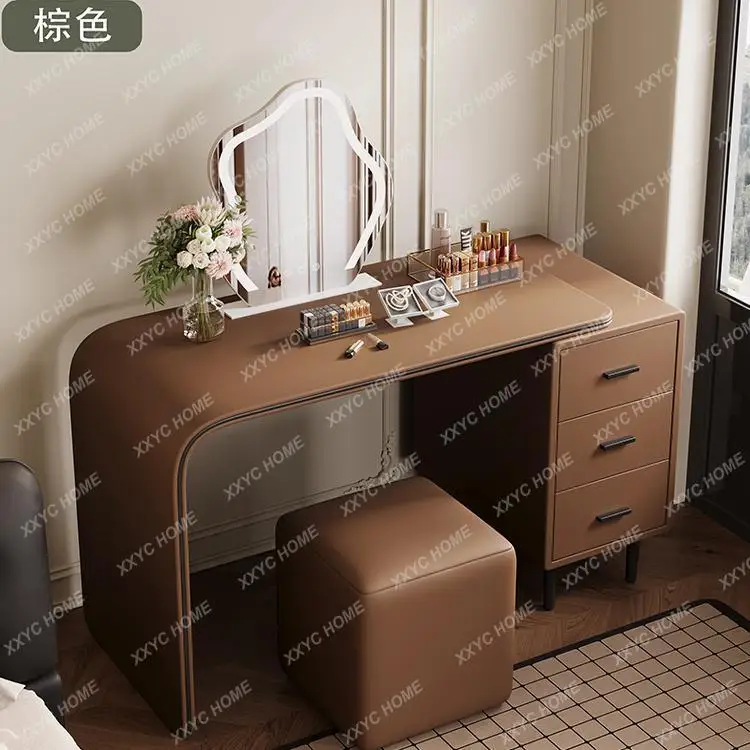 Retractable dresser bedroom simple light luxury makeup table chest integrated