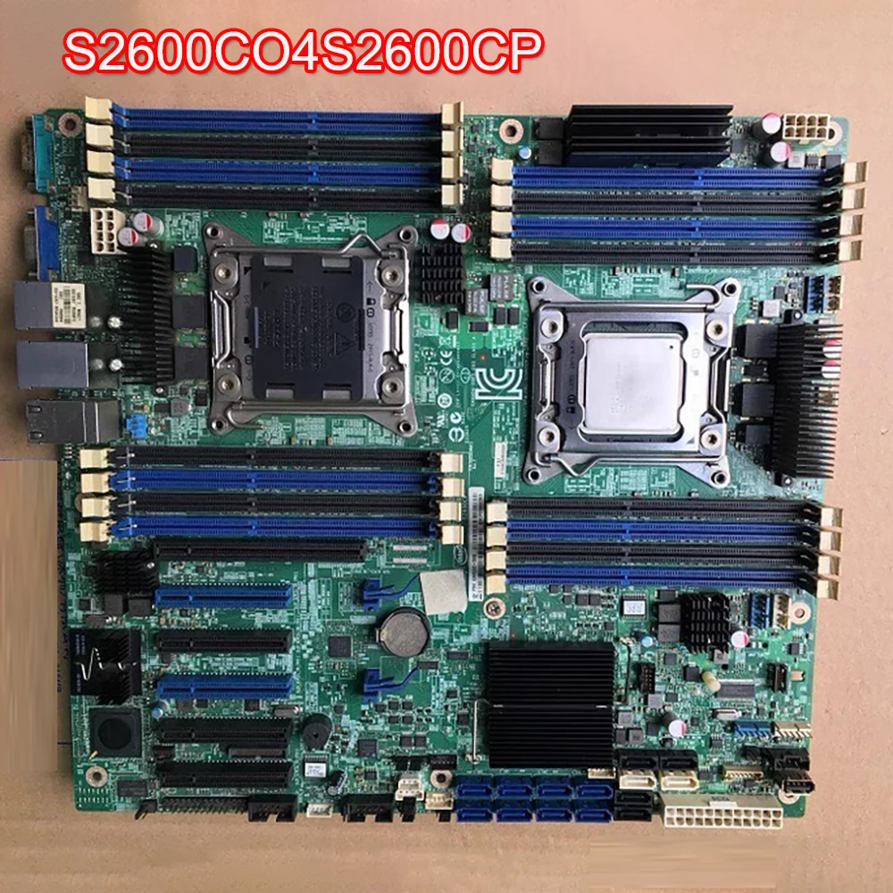 

S2600CO4S2600CP Серверная материнская плата E5-2680V2 C602 S2600CO
