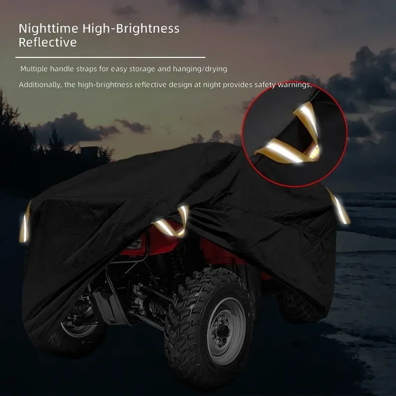 for 190T Waterproof Beach Car Cover for ATV Dust Cover