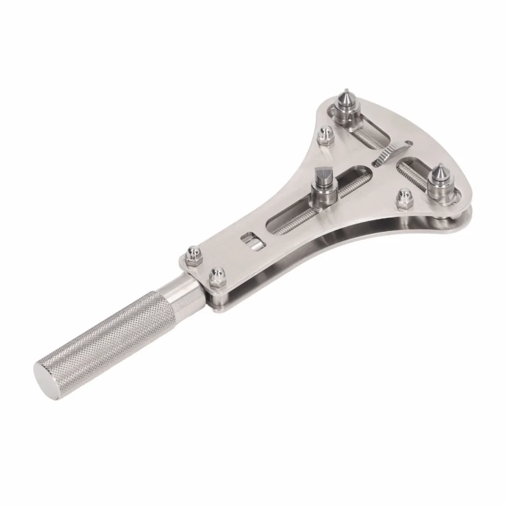 Professional Stainless Steel Watch Opener 12 Claws 17-53mm Range Case Back Opener Watch Repair Tool Strap Disassemble