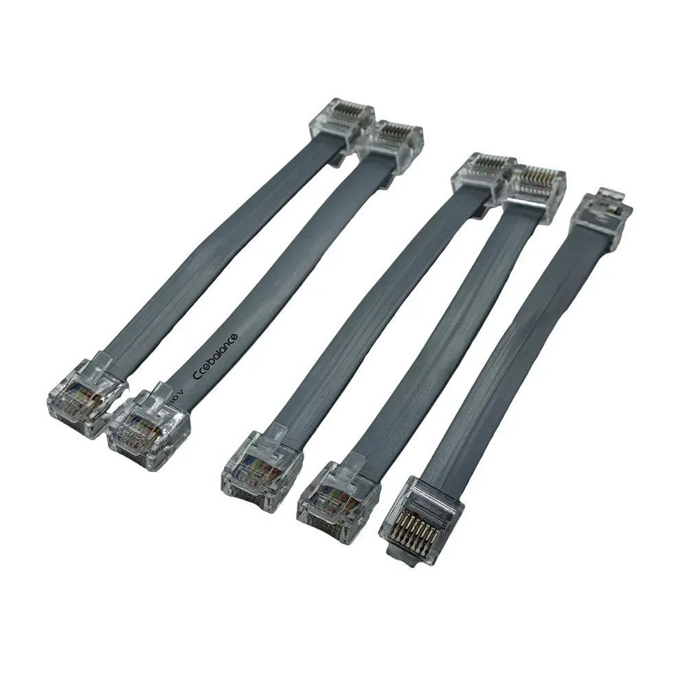 10cm 20cm 30cm 60cm 1m 1.5mCable 8P8C Flat UTP Ethernet Network Cable RJ45 Patch LAN cable Black/ Grey Color