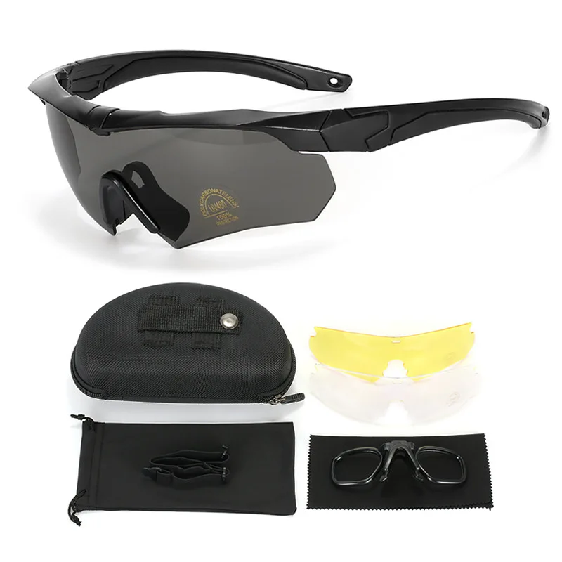 

Tactical Goggles Windproof Dustproof Anti-Fog, for Military Airsoft Shooting Outdoor, ANSI Z87.1 Safety Glasses Men Women​