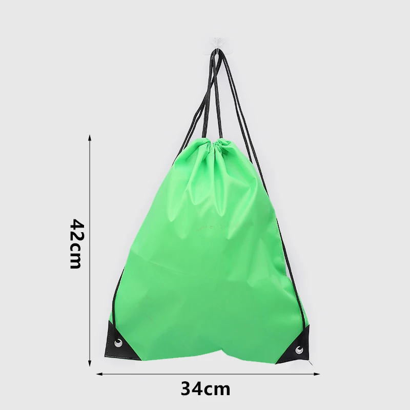 Outdoor Drawstring Gym Bag Women Men String Bags Swimming Pool Clothes Shoes Storage Waterproof Packaging Pocket Unisex Fitness