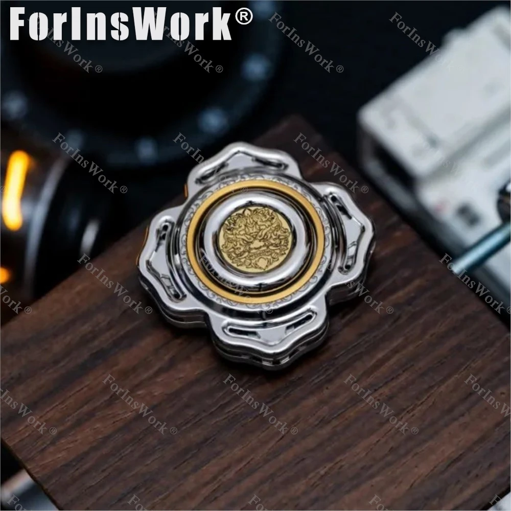 JCJ EDC toupie magnétique à bras ouvert jouets sensoriels Spinner à main EDC Fidget jouet Fidget Spinner métal