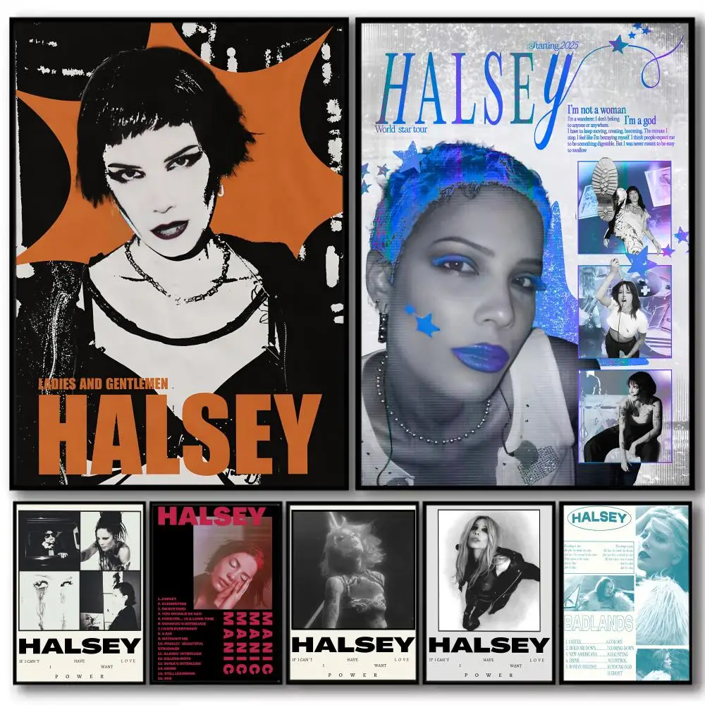 H-halsey Back to Badlands Painting Calligraphy Cotton Canvas Wall Art Poster  Quality Decor Painting for Living Room Home Decor