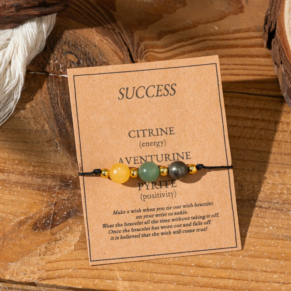 

Vintage Blessing Natural Stone Beads Bracelet for Women Men Creative Design Bohemian Simple Delicate Moral Jewelry Gifts