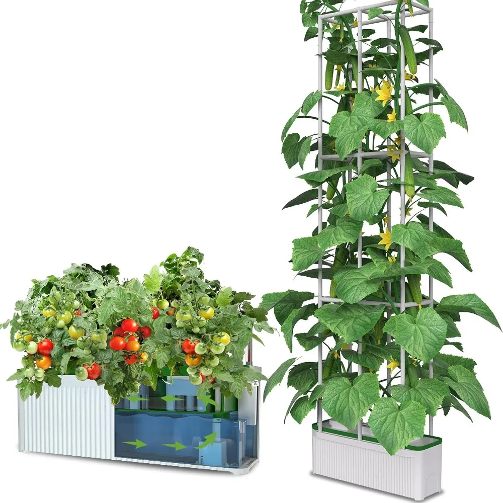 

Intelligent Hydroponic Planting System Kit, 7L Indoor Hydroponic Planting System