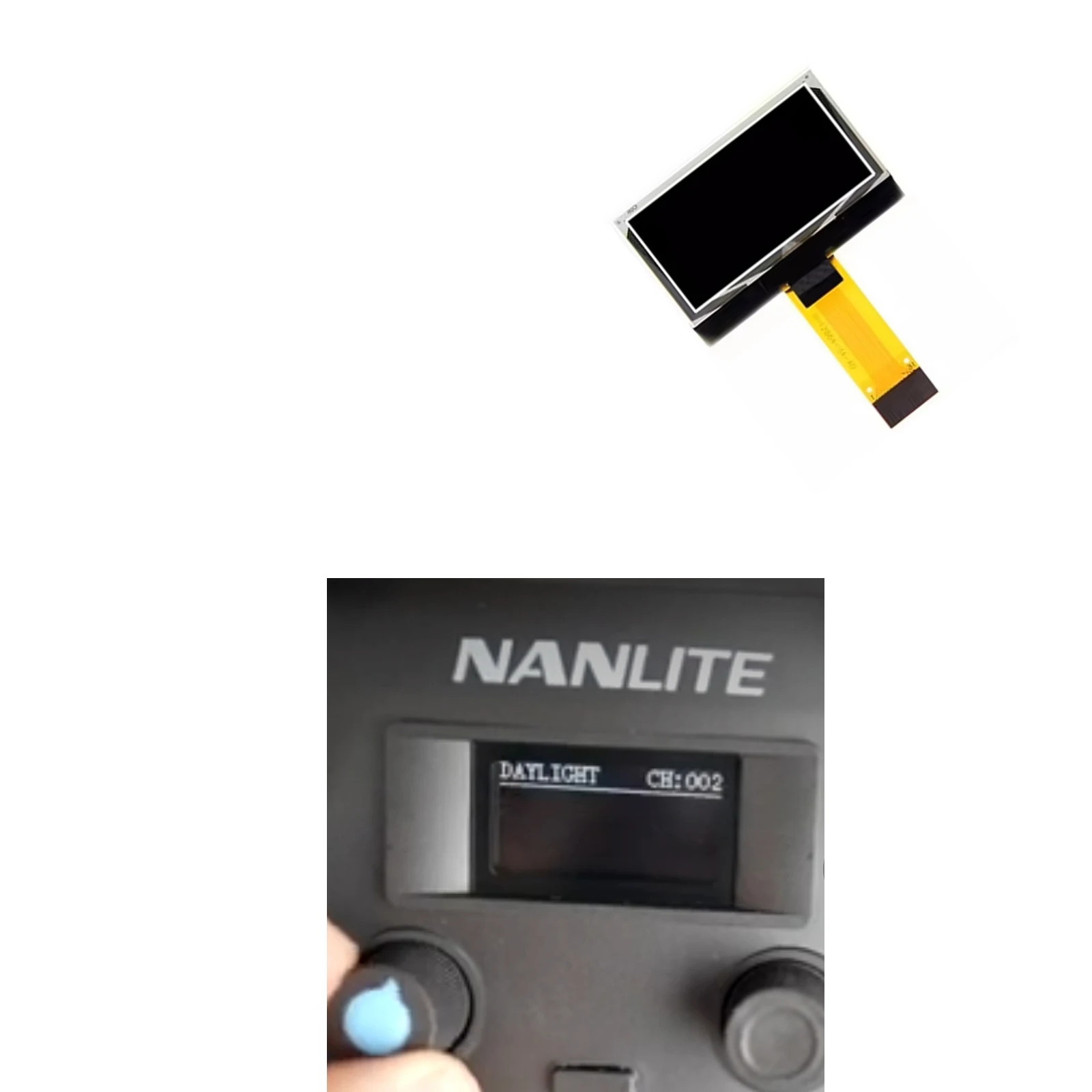 New Original Display for Nanlite Forza 150/150B Screen Repair