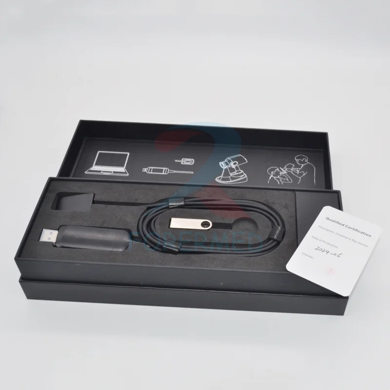 Portable Dental Xray Sensor Active Area 24x33 Wireless USB Interface Digital Dental Radiography Intraoral RVG X Ray Sensor