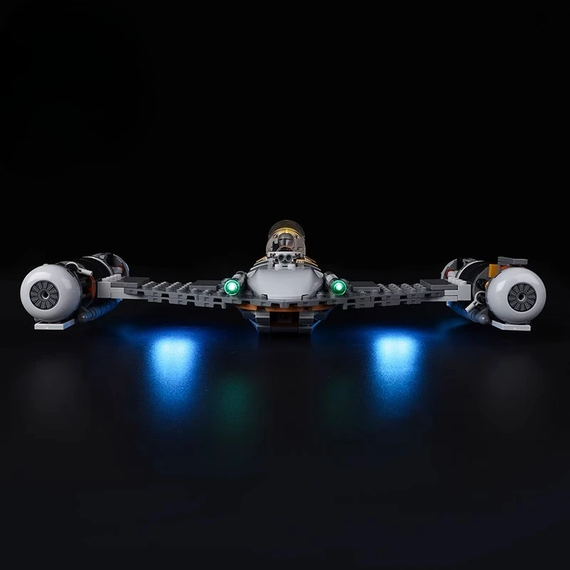 Set di illuminazione a LED senza modello adatto per LEGO The Mandalorians N 1 Starfighter 75325 (escluse blocchi di costruzione)
