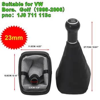 VW Golf Bora 1998-2006 23mm 12mm řadicí páka kožená manžeta kryt krytu převodovky 5/6 rychlostí pro VW Golf Bora 3/4/5 10 nejlepší prodej Řadicí páka pro VW Golf MK4 - №4