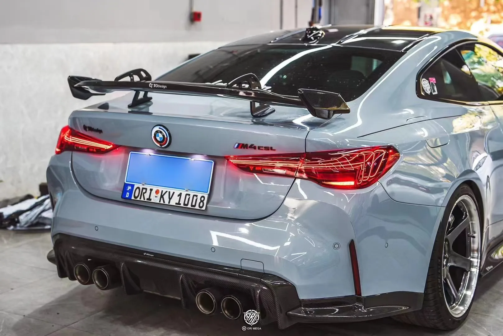 AK Style Dry Carbon Fiber  Rear Spoiler for G80 M3 G82 M4 G87 M2 Rear Trunk Spoiler