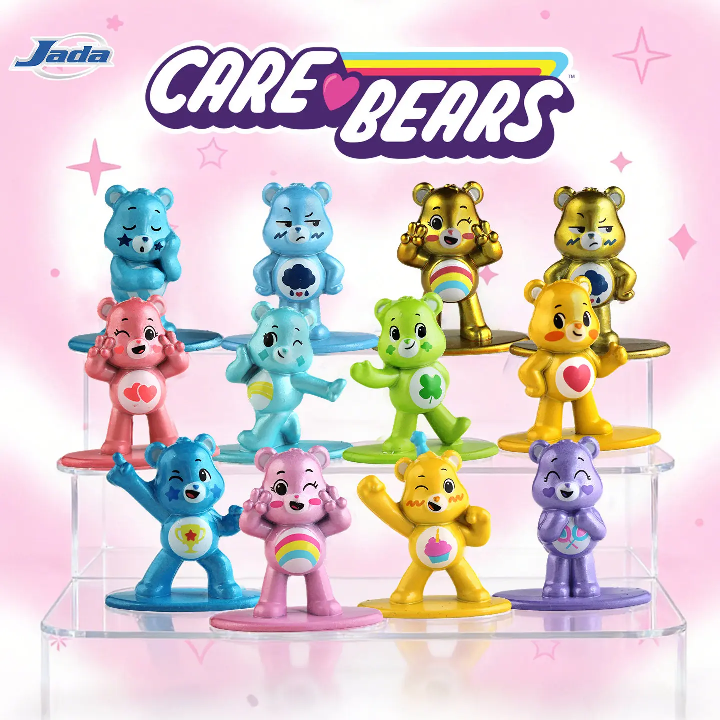 Jada Nano metalfigs Care Bears Die-Cast Mystery Blind Bag Gifts Toy Model Anime Figures Collect Ornaments