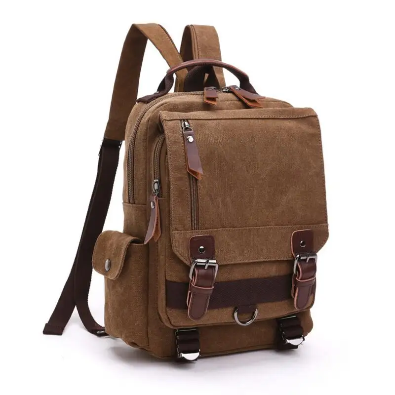 Best Selling New Retro Canvas Backpack Casual Ol Men And Women Shoulder Bag Large Capacity Wear-Resistant Travel Bag Laptop Bags