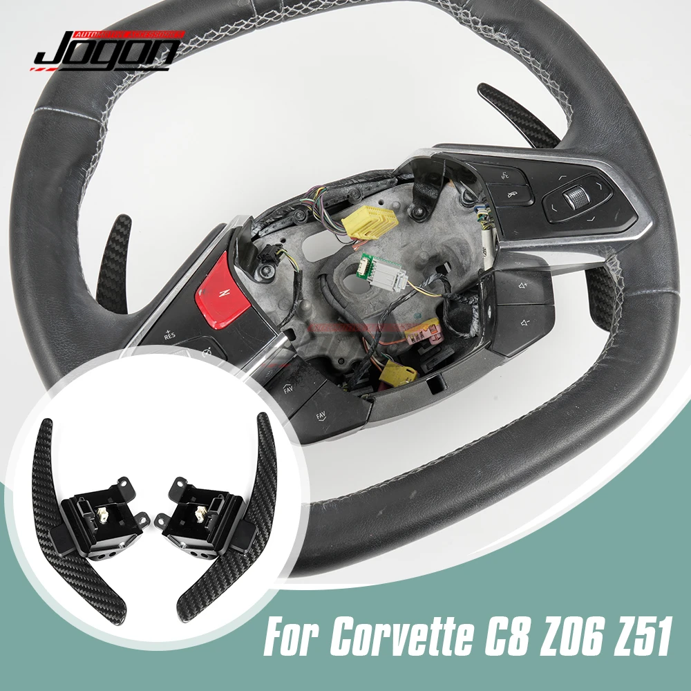 

Углеродный магнитный удлинитель переключения передач, автомобильный руль, замена переключателей для Corvette C8 Coupe Convertible Z51 Z06 2020-2025