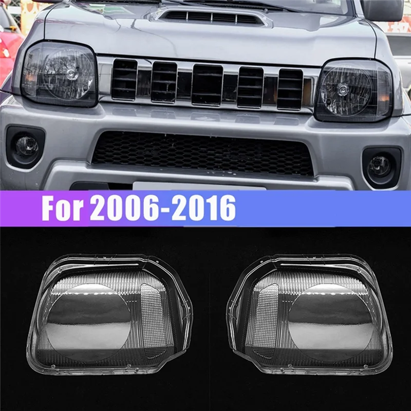 

НОВАЯ крышка объектива фар автомобиля, абажур левая и правая для Suzuki Jimny, новая высококачественная крышка корпуса переднего света