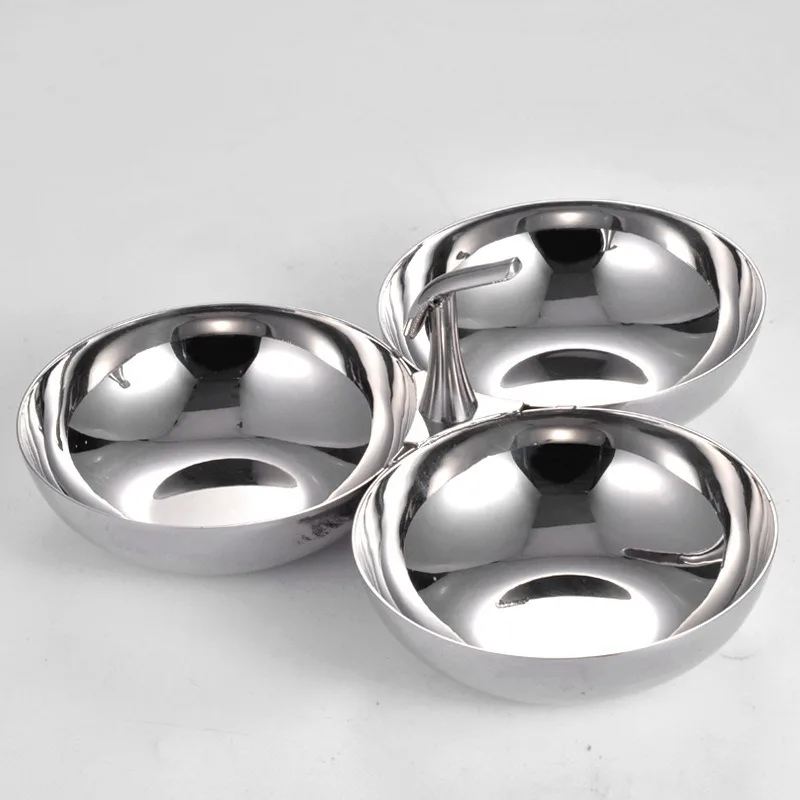 304Stainless Steel Triangle Tray, Fruit, Dim Sum, Snack Tray, Desktop Storage Tray,