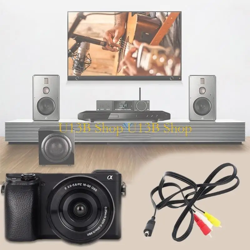 Cable adaptador puerto U13B VMC 15FS a 10PIN para actualizaciones cámara Video andaudio HighQuality