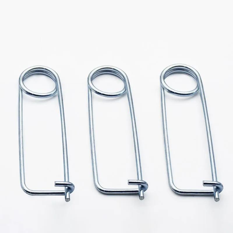 M2 M3 M4 M5 M6 M6.5 M8 Carbon Steel Galvanized Snap Spring Opening Safety Pin For Boat Trailer Farm Lawn Garden Hitch