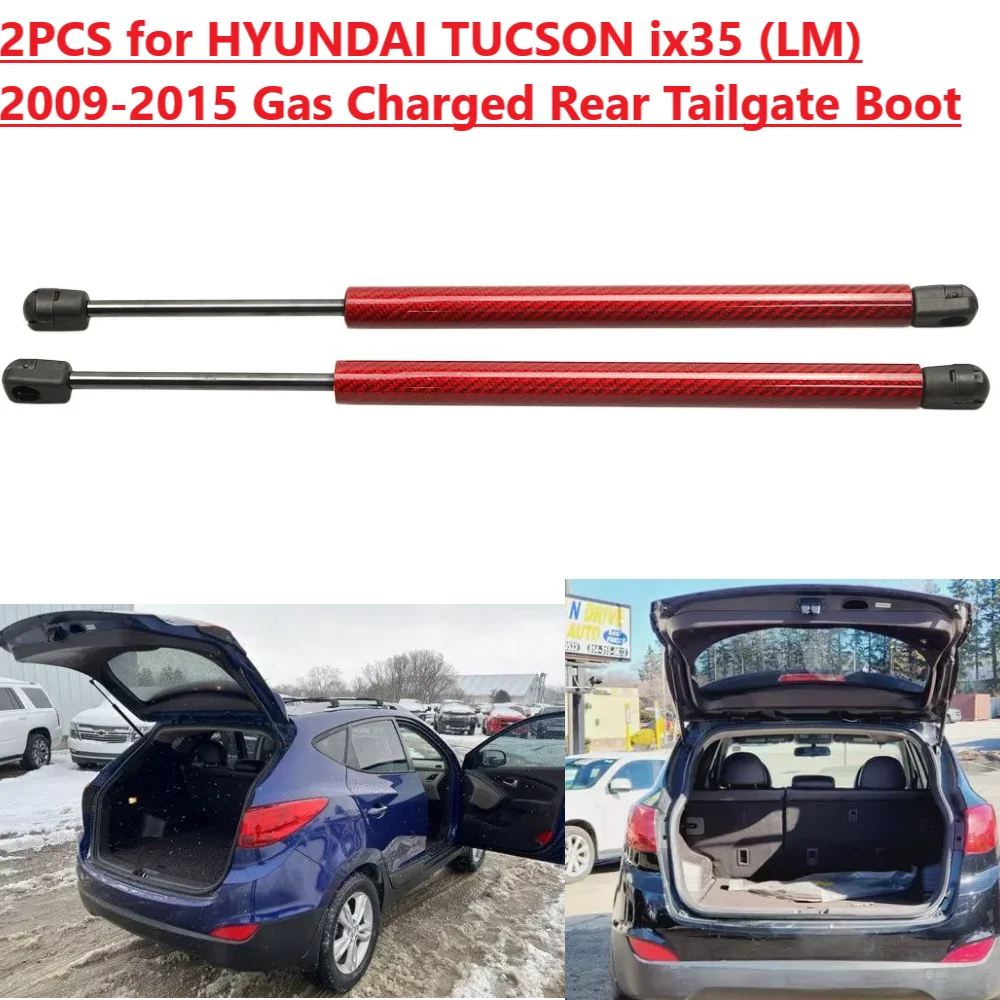 

2PC Back Damper For Hyundai Tucson ix MK2 ix35 Joyful Mover 2009-2015 SUV Rear Tailgate Boot Gas Spring Struts Prop Lift Support